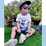 100% Pure Cotton T-shirt and Shorts Set for Baby Boys