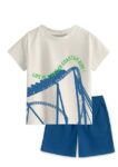 Boys Trendy Shorts Set