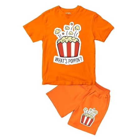 Boys Kids Cord Clothing set Printed Tshirt & Shorts, Printed Design Half Sleeves CO-ORD(Tshirt and Short) || 100% Pure Soft Cotton ||Girls & Boys || Washable, Breathable, Unisex