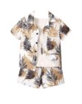 Kids Comfortable and Cotton Casual Half Sleeves Print Shirt and Shorts Co-ord Set for Boys || Birthday || Party ||