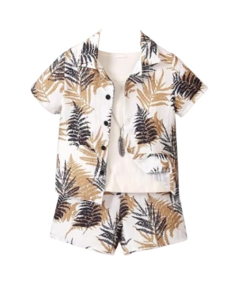 Kids Comfortable and Cotton Casual Half Sleeves Print Shirt and Shorts Co-ord Set for Boys || Birthday || Party ||