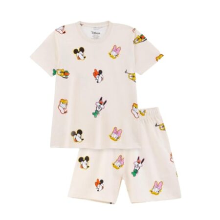 Kids Cotton Mickey and Friends & Printed Co ord Sets for Boys & Girls, T Shirt and Shorts for Casual Wear