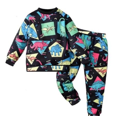 Boys Printed Cotton Blend Casual wear Comfortable Full Sleeve Co-ord Set