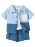 Stylish Boys Co-ords Set | Multi-Color Shorts & Shirt for Kids | Comfortable Wear