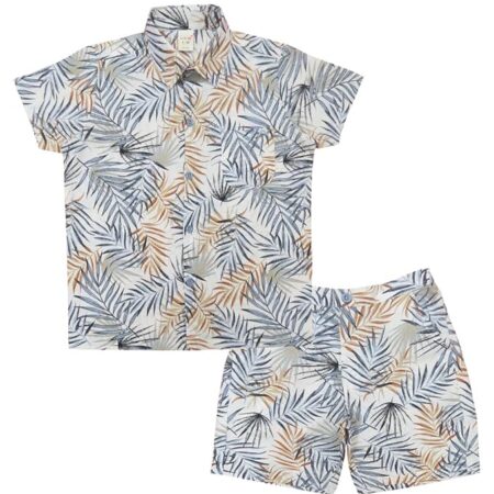 Boys Shirts & Shorts Set, Co-Ord Set