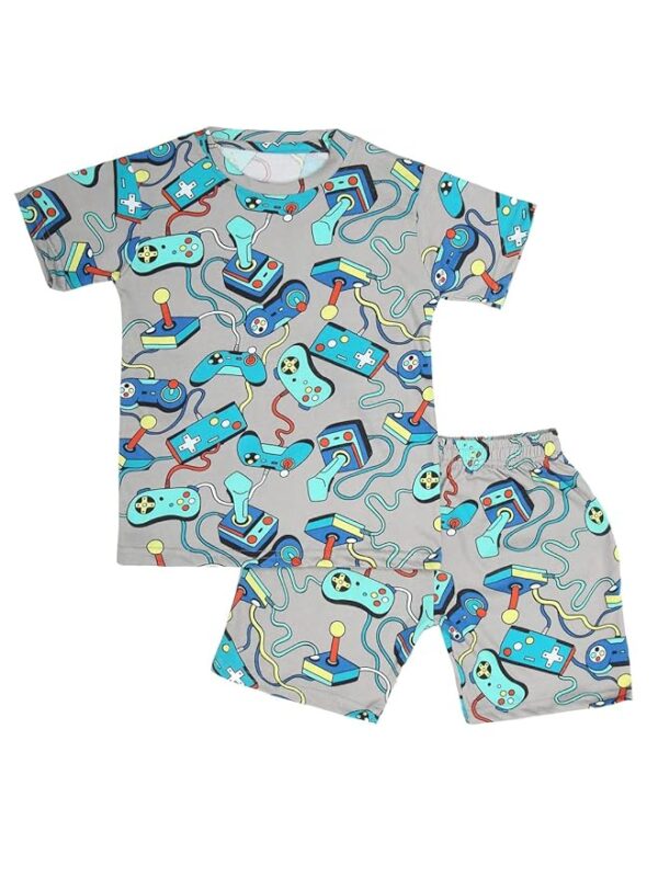 Boys Cotton T-Shirt & Shorts Coord Set