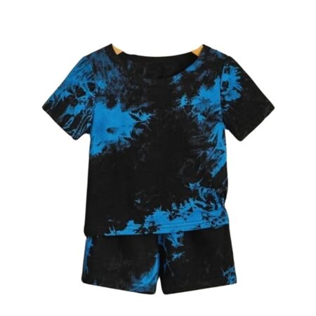 Boys Printed Cotton Blend Casual wear Comfortable Cap Sleeve Co-ord Set