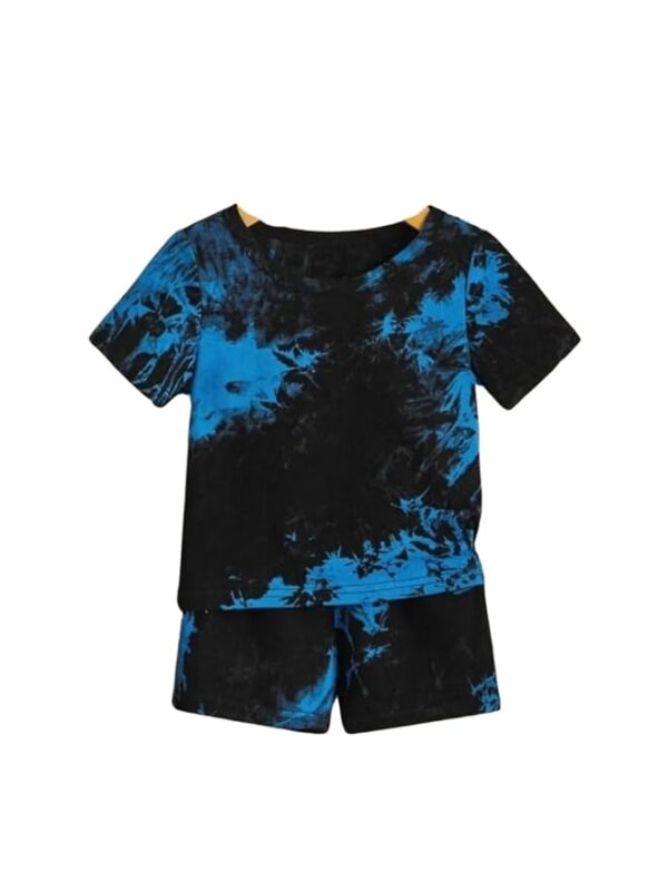 Boys Printed Cotton Blend Casual wear Comfortable Cap Sleeve Co-ord Set