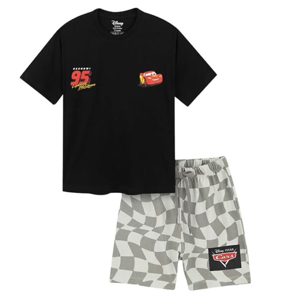 Kids Cotton Disney Co ord Sets for Boys & Girls, T Shirt and Shorts for Casual Wear