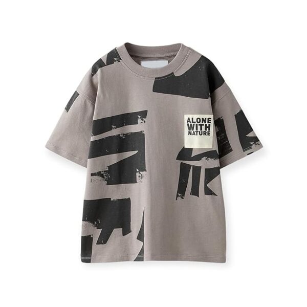 Clothing Boy's Cotton Relaxed Fit T Shirt Graphic Print T-Shirt