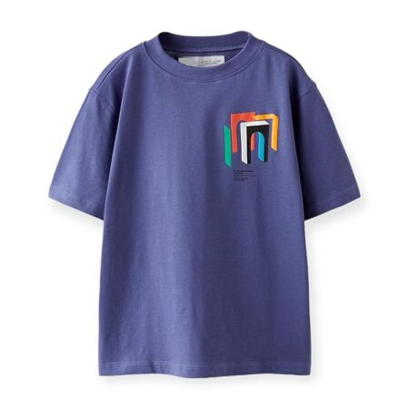 Clothing Boys Graphic Print Relaxed Fit Cotton T-Shirt