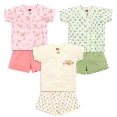 Unisex-Adult Cotton Printed Co-Ord Set