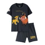 Kids Cotton Official Disney Characters Co-ord Sets for Boys & Girls, T-Shirt and Shorts for Casual Wear