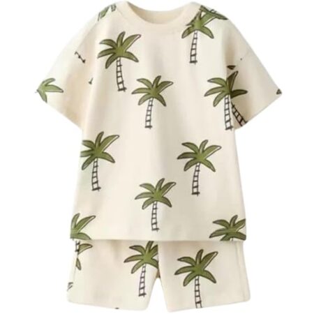 Kids Clothes for Boys | Cotton Printed T shirt and Shorts Summer Dress for Baby Boys