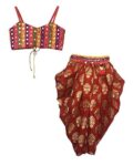 Girl's Pure Cotton Indo-Western Dhoti Dress,Dhoti salwar,ethnic Dress.Dhoti Dress..