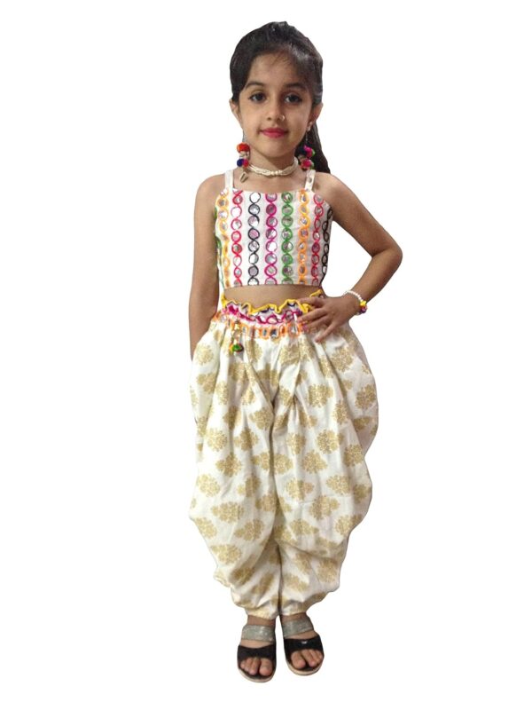 Girl's Pure Cotton Indo-Western Dhoti Dress,Dhoti salwar,ethnic Dress.Dhoti Dress..