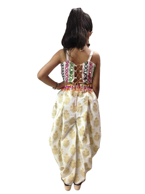 Girl's Pure Cotton Indo-Western Dhoti Dress,Dhoti salwar,ethnic Dress.Dhoti Dress..
