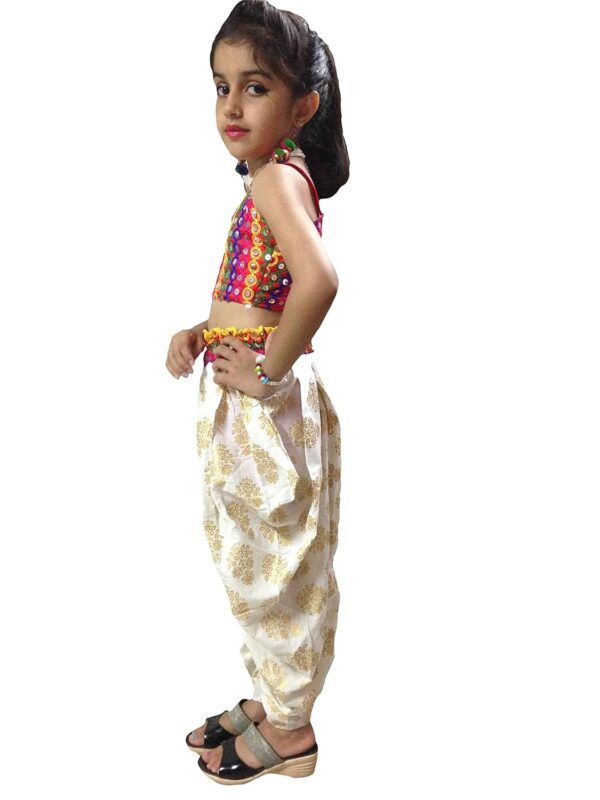 Girl's Pure Cotton Indo-Western Dhoti Dress,Dhoti salwar,ethnic Dress.Dhoti Dress..