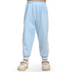 Kids Winter Wear Strip Tracksuit Jacket with Pants Clothing Set for Boys & Girls