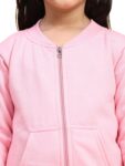 Kids Winter Wear Strip Tracksuit Jacket with Pants Clothing Set for Boys & Girls