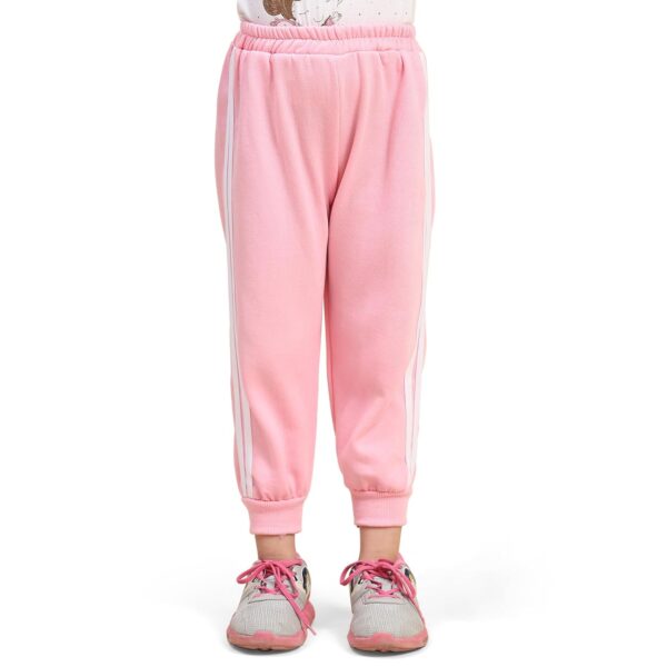 Kids Winter Wear Strip Tracksuit Jacket with Pants Clothing Set for Boys & Girls