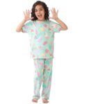 Pyjama Set for Girls| Material: 100% Pure Cotton | Fabric: Skin-Friendly, ensuring a Soft Touch on Delicate Skin| Fit: Regular |Age Range: Suitable for Girls Aged 0-14...