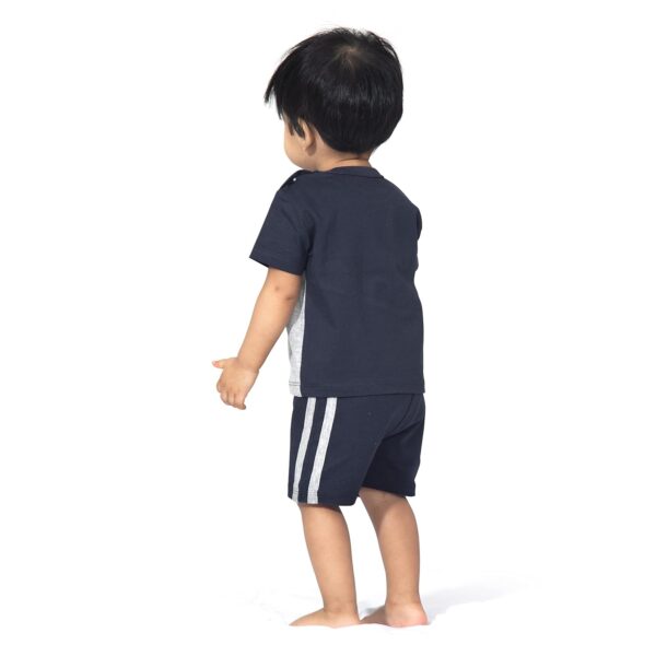 Baby Boys & Baby girls Cotton Printed Round Neck Half Sleeve T-shirt & Short Sets