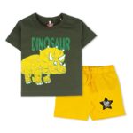 Baby Boys & Baby girls Cotton Printed Round Neck Half Sleeve T-shirt & Short Latest Summer Clothing Sets