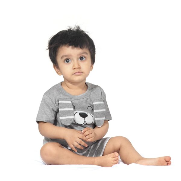Baby Boys & Baby girls Cotton Printed Round Neck Half Sleeve T-shirt & Short Latest Summer Clothing Sets