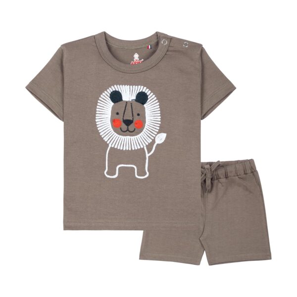 Baby Boys & Baby girls Cotton Printed Round Neck Half Sleeve T-shirt & Short Latest Summer Clothing Sets