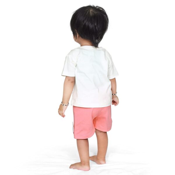 Baby Boys & Baby girls Cotton Printed Round Neck Half Sleeve T-shirt & Short Sets