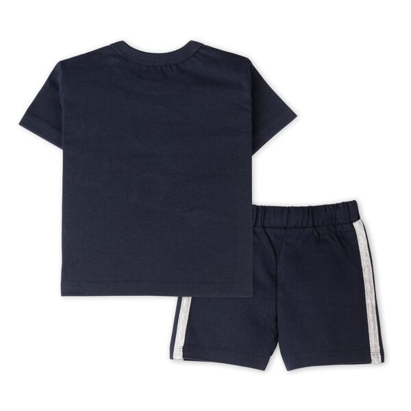 Baby Boys & Baby girls Cotton Printed Round Neck Half Sleeve T-shirt & Short Sets
