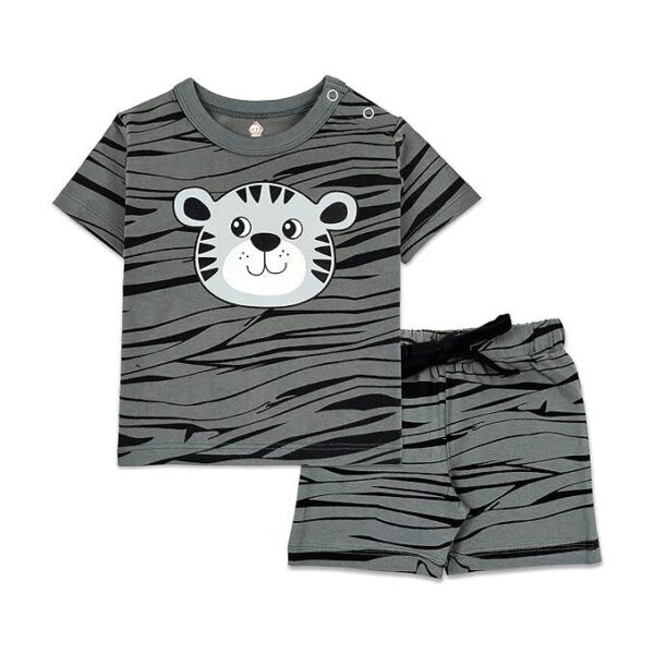 Baby Boys & Baby girls Cotton Printed Short Latest Summer Clothing Sets-GRYKATAOP