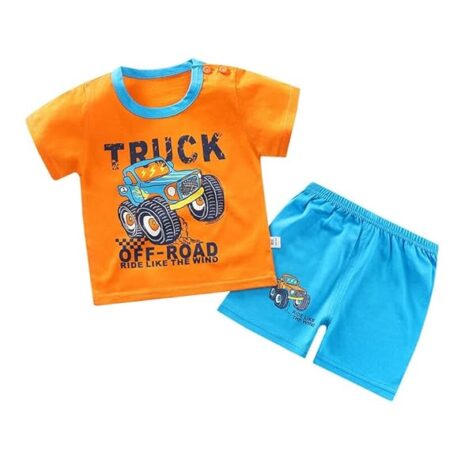 Be Bold Inside & Elegant Outside Unisex-Child Cotton T-Shirt And Shorts Clothing Set