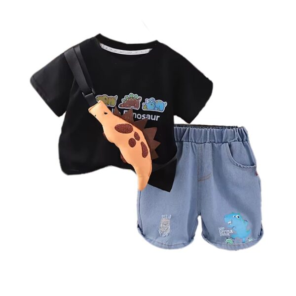 Be Bold Inside & Elegant Outside Unisex-Child Cotton T-Shirt And Shorts Clothing Set