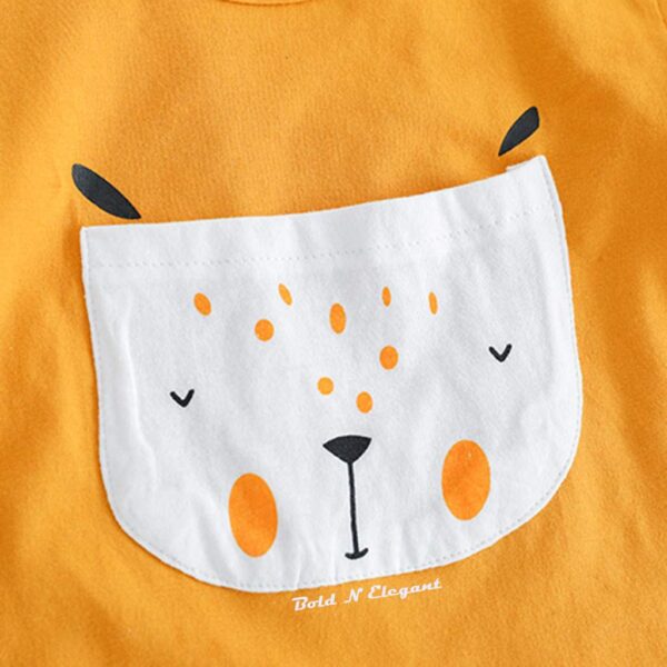 Be Bold Inside & Elegant Outside Unisex-Child Cotton T-Shirt And Shorts Clothing Set