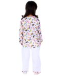 Girls Cotton Full Sleeve Printed Night Suit
