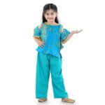Girls Cotton Full Sleeve Printed Night Suit