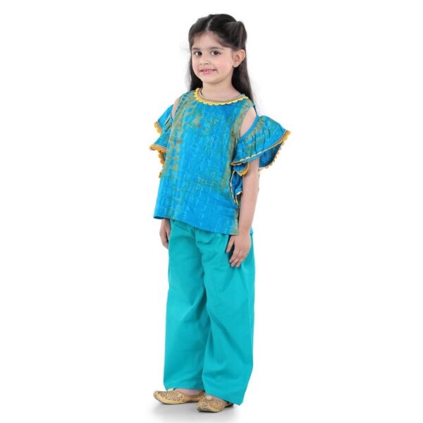 Girls Cotton Full Sleeve Printed Night Suit