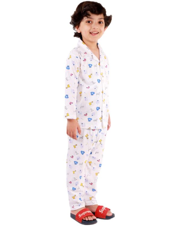 Boy's & Girl's Cotton Printed Night Suit Set Pack of 1