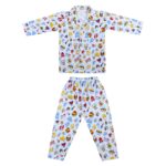 Boy's & Girl's Cotton Printed Night Suit Set Pack of 1