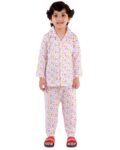 Boy's & Girl's Cotton Printed Night Suit Set Pack of 1