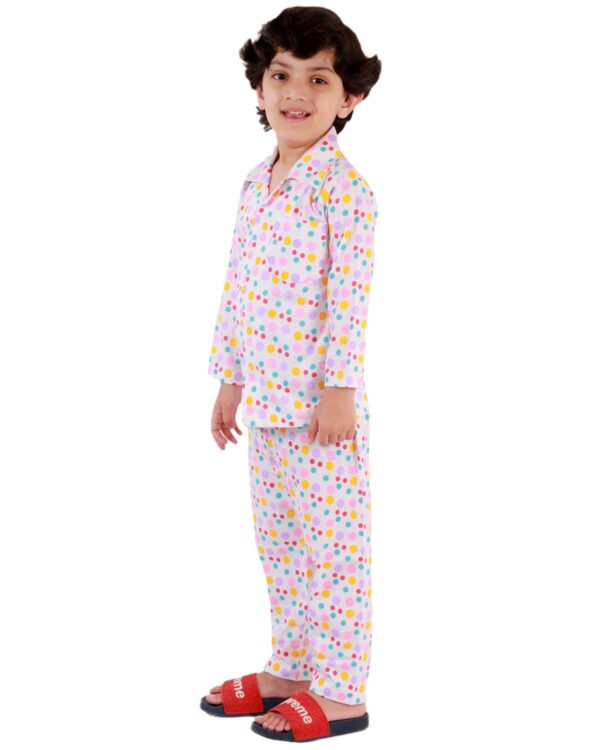 Boy's & Girl's Cotton Printed Night Suit Set Pack of 1