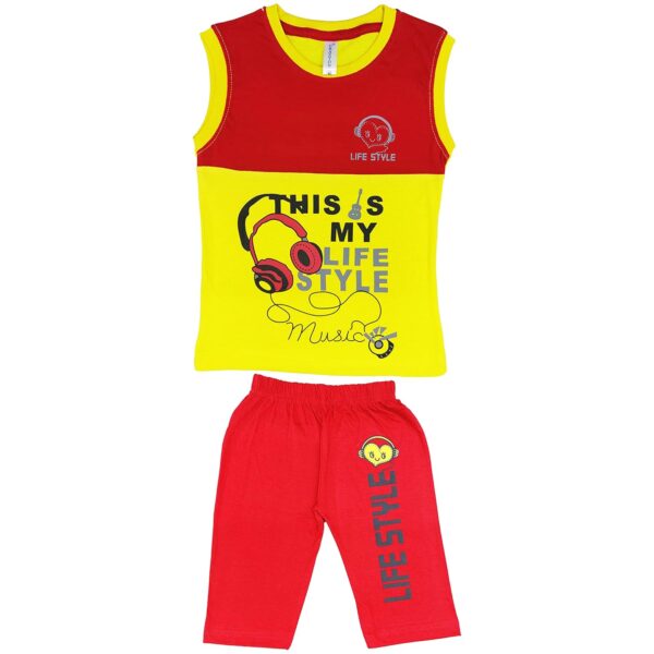 BOYS SLEEVELESS CUT & SEW SET DRESS