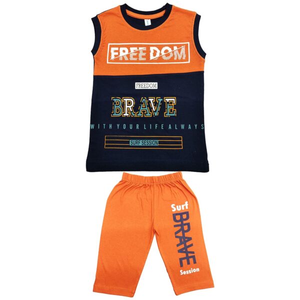 BOYS SLEEVELESS CUT & SEW SET DRESS