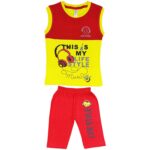 BOYS SLEEVELESS CUT & SEW SET DRESS