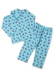Cartoon Printed Cotton Night Suit | Sleep Wear | Boys Girls Full Sleeves T-Shirt with Trouser | Night Dress | Sleepsuit for Baby | Bottom Pyjama Set for Kids