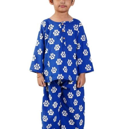 Cotton Night Suit for Boys & Girls | Kids Pajama Set | Baby Girls Top-Pant Set | Kids Dress