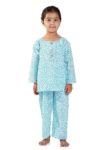 Cotton Night Suit for Boys & Girls, Kids Pajama Set, Baby Girls Top-Pant Set, P02