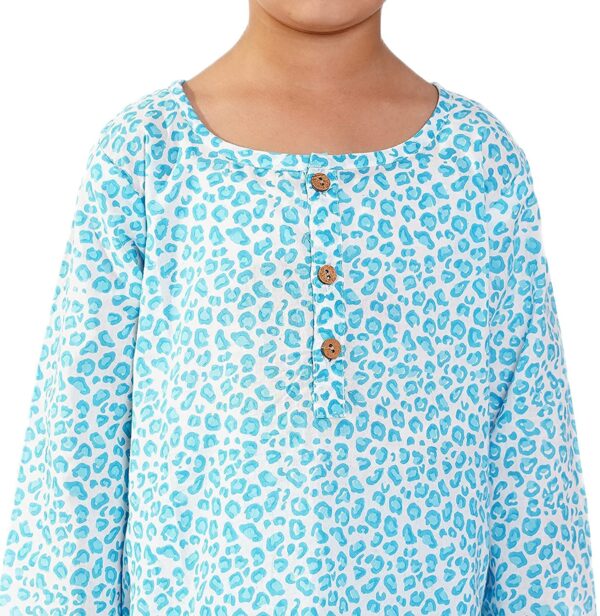 Cotton Night Suit for Boys & Girls, Kids Pajama Set, Baby Girls Top-Pant Set, P02
